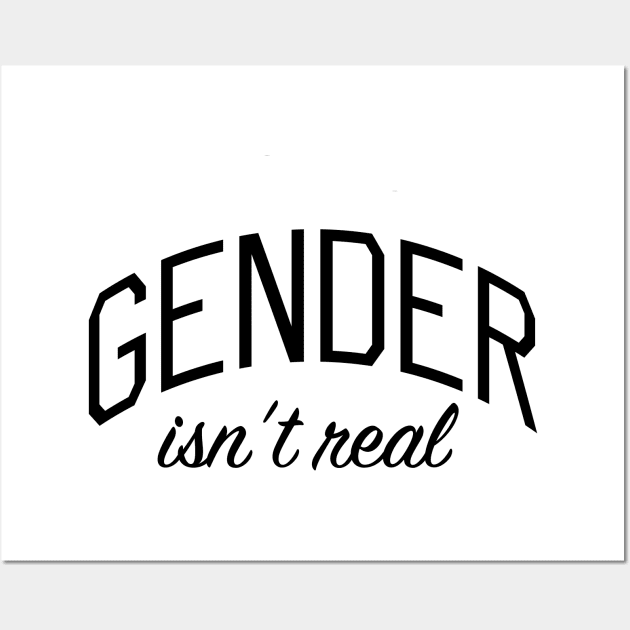 Gender is a Construct Wall Art by bickspics